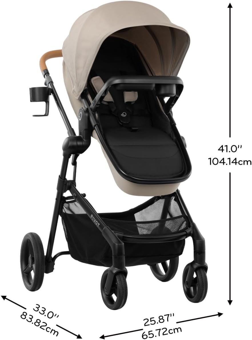 image:imageEvenflo Pivot NXT Travel System with LiteMax NXT Preemie and Infant Car SeatLatte Tan