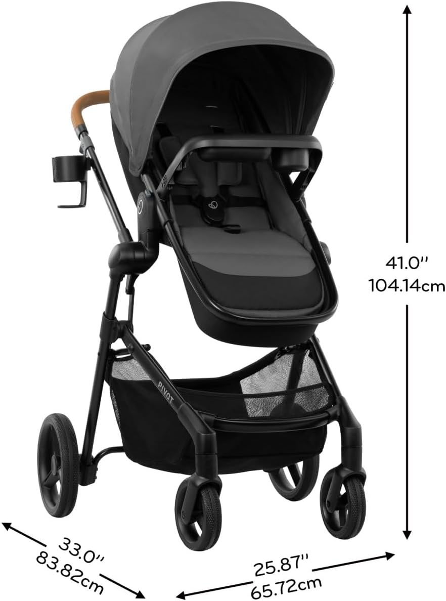image:imageEvenflo Pivot NXT Travel System with LiteMax NXT Preemie and Infant Car SeatSilverado Gray