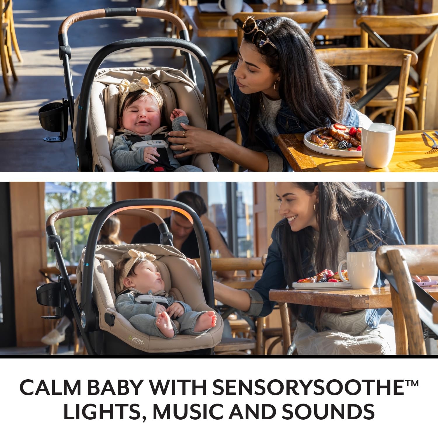 image:imageEvenflo Shyft Intuiti Travel System w Revolve180 LiteMax NXT Rotating Car SeatAgate Purple