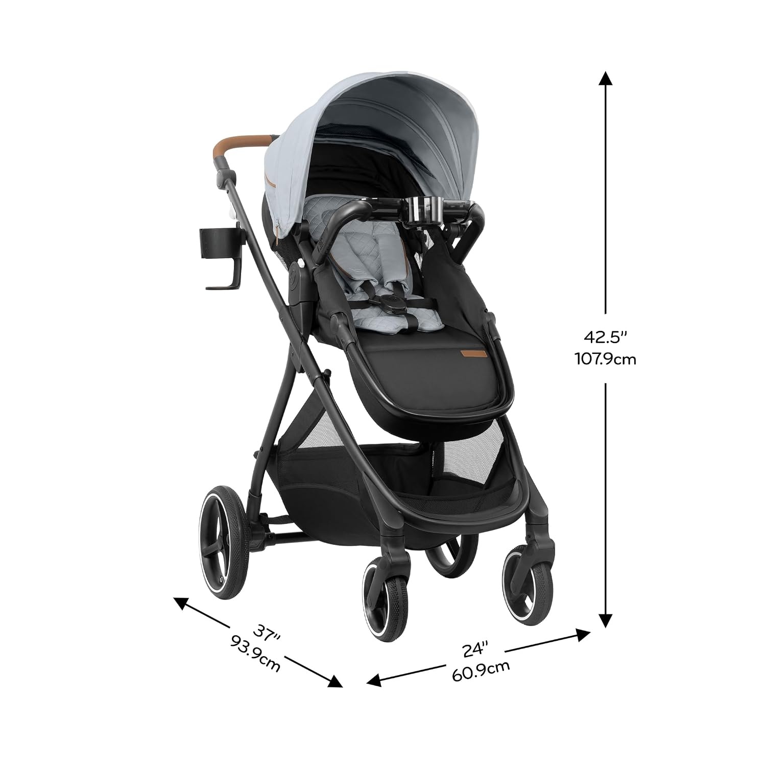 image:imageEvenflo Shyft Intuiti Travel System w Revolve180 LiteMax NXT Rotating Car SeatQuartz