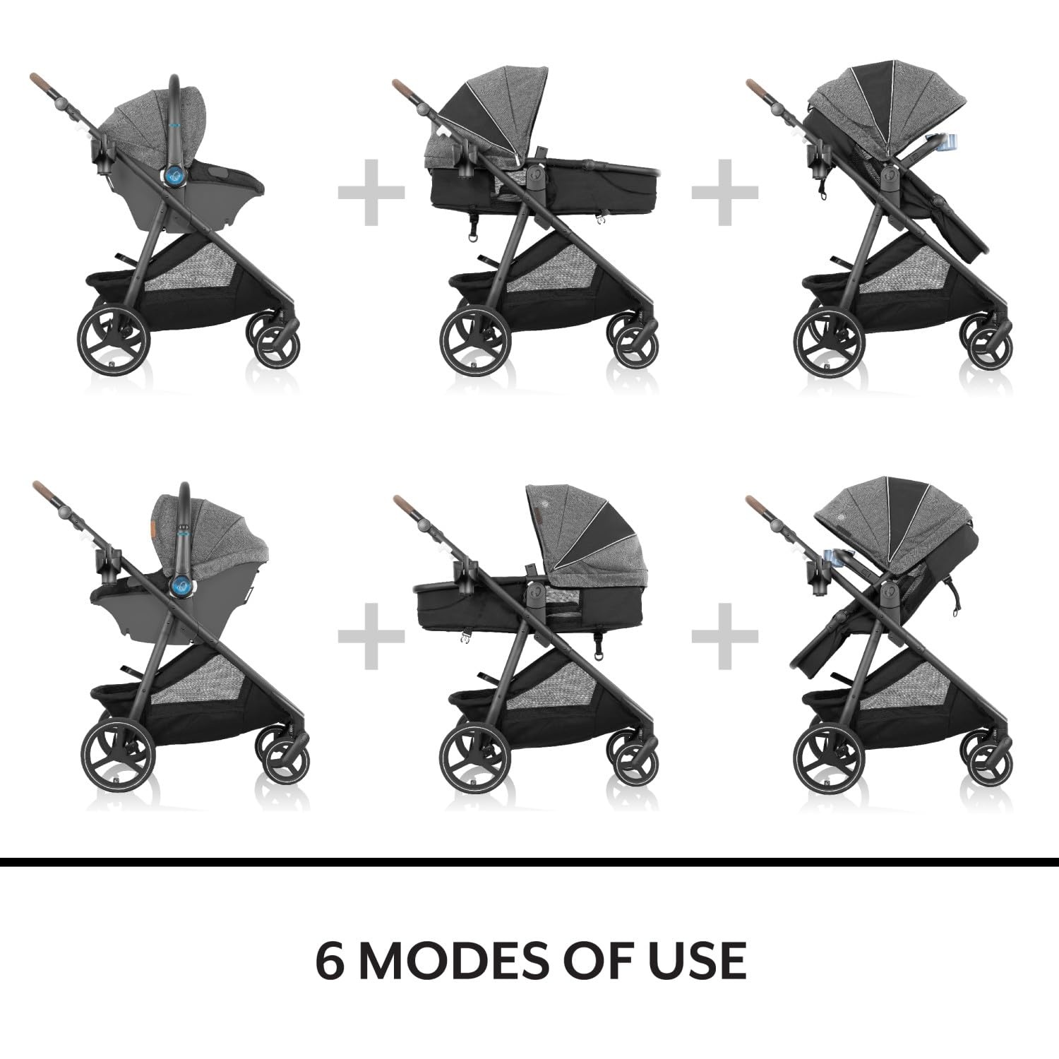 image:imageEvenflo Shyft Intuiti Travel System with LiteMax NXT Infant Car Seat