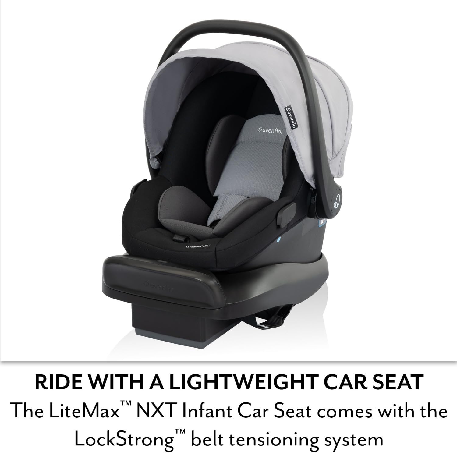 image:imageEvenflo Transformer Stroller to Wagon Travel System wLiteMax NXT Car SeatFog Gray