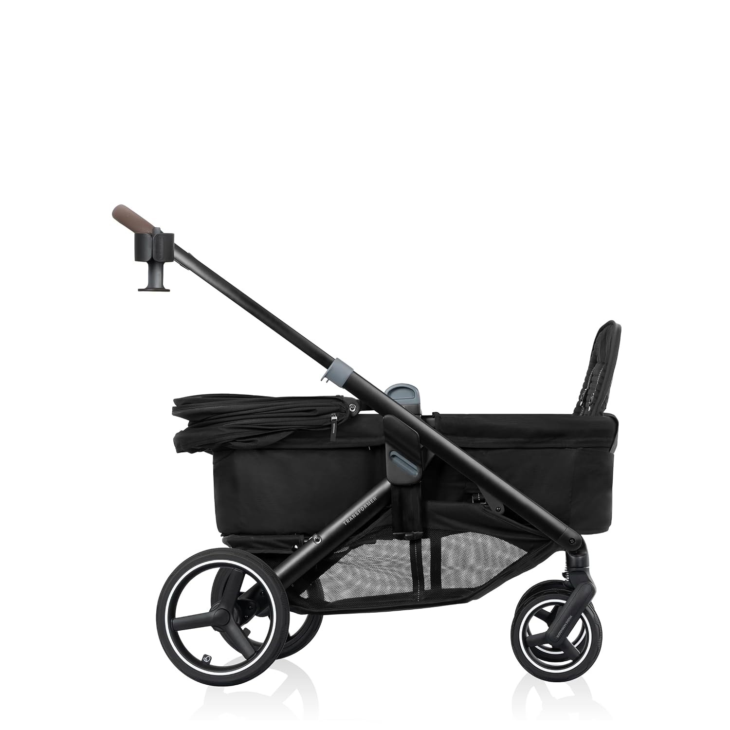image:imageEvenflo Transformer Stroller to Wagon Travel System wLiteMax NXT Car SeatPitch Black