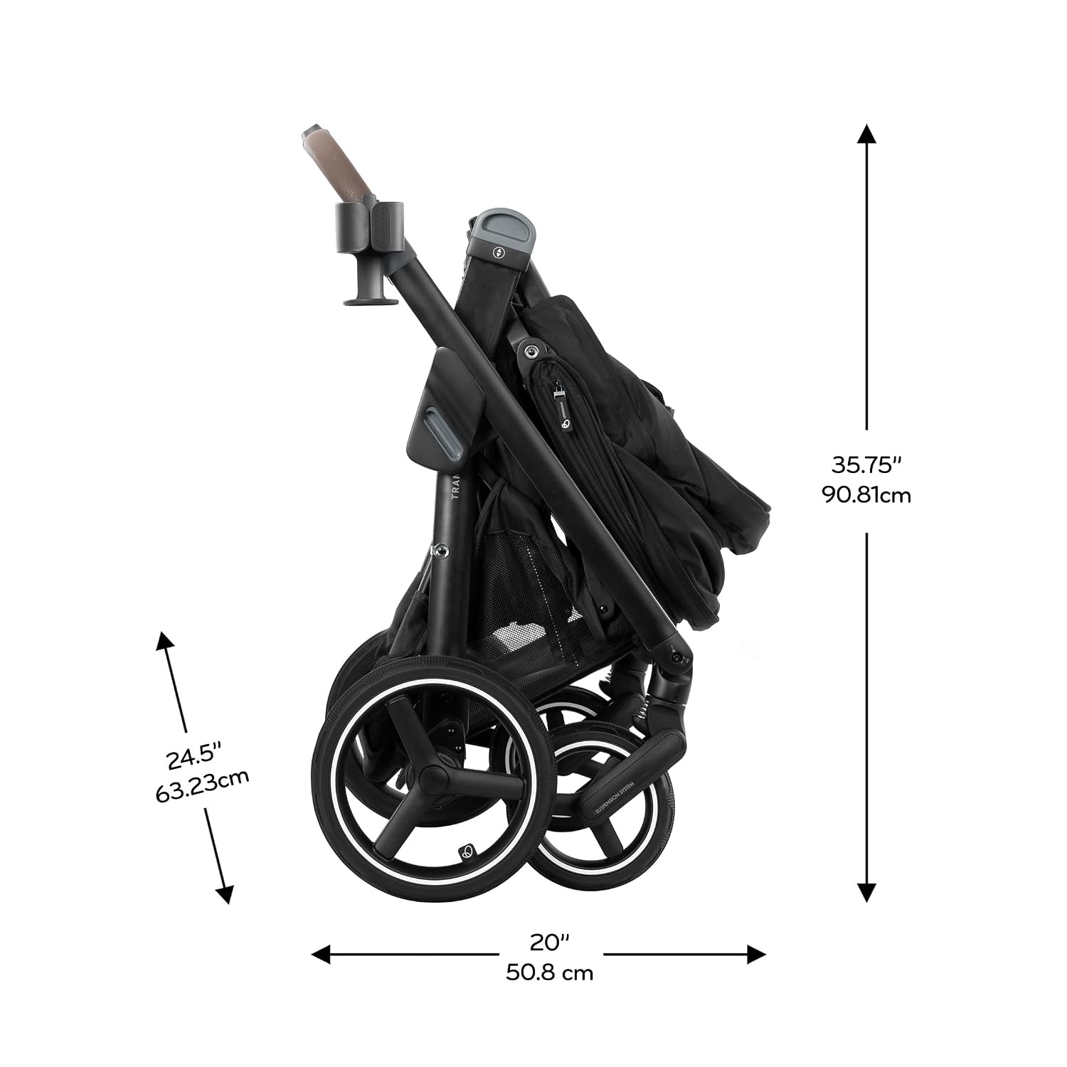 image:imageEvenflo Transformer Stroller to Wagon Travel System wLiteMax NXT Car SeatPitch Black