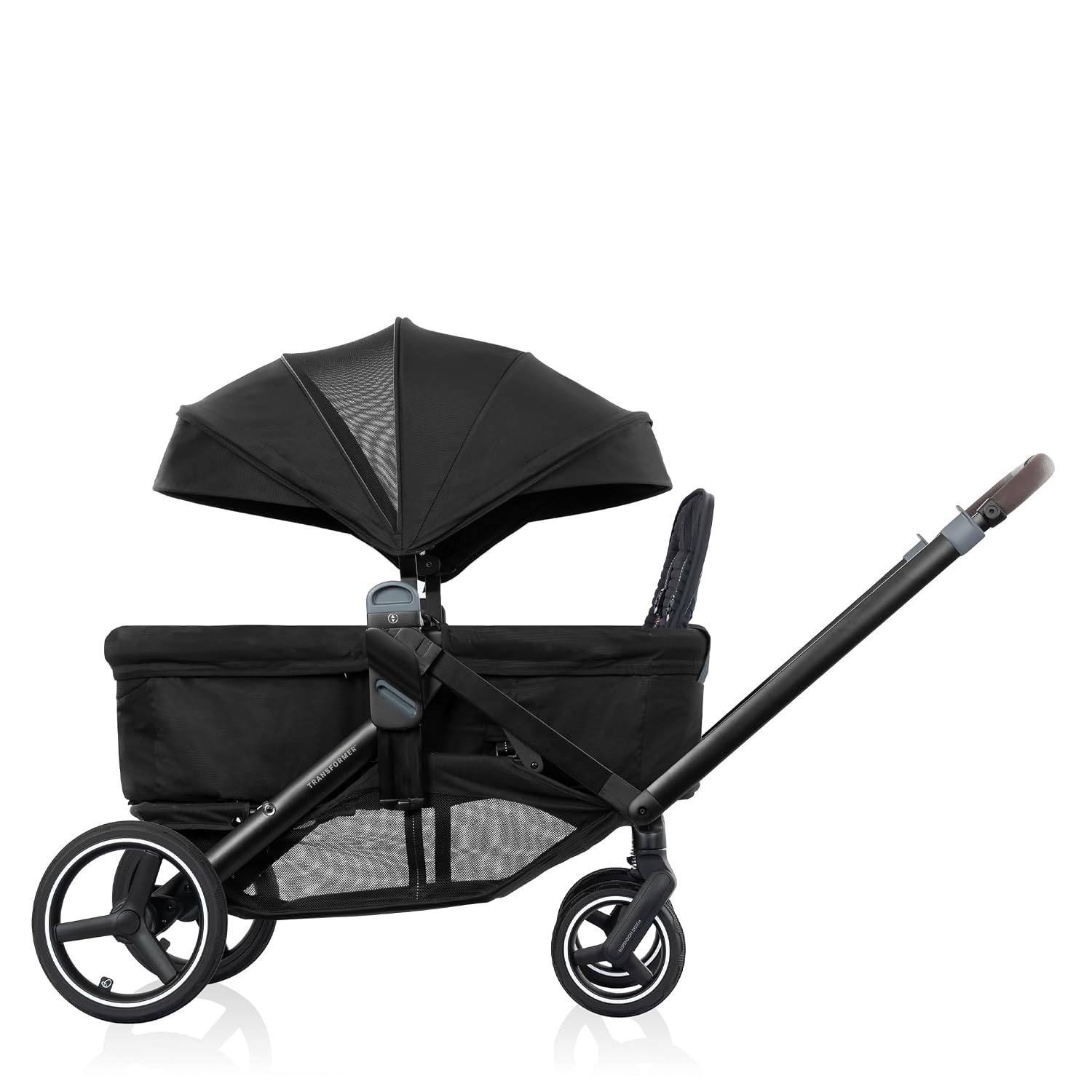 image:imageEvenflo Transformer Stroller to Wagon Travel System wLiteMax NXT Car SeatPitch Black