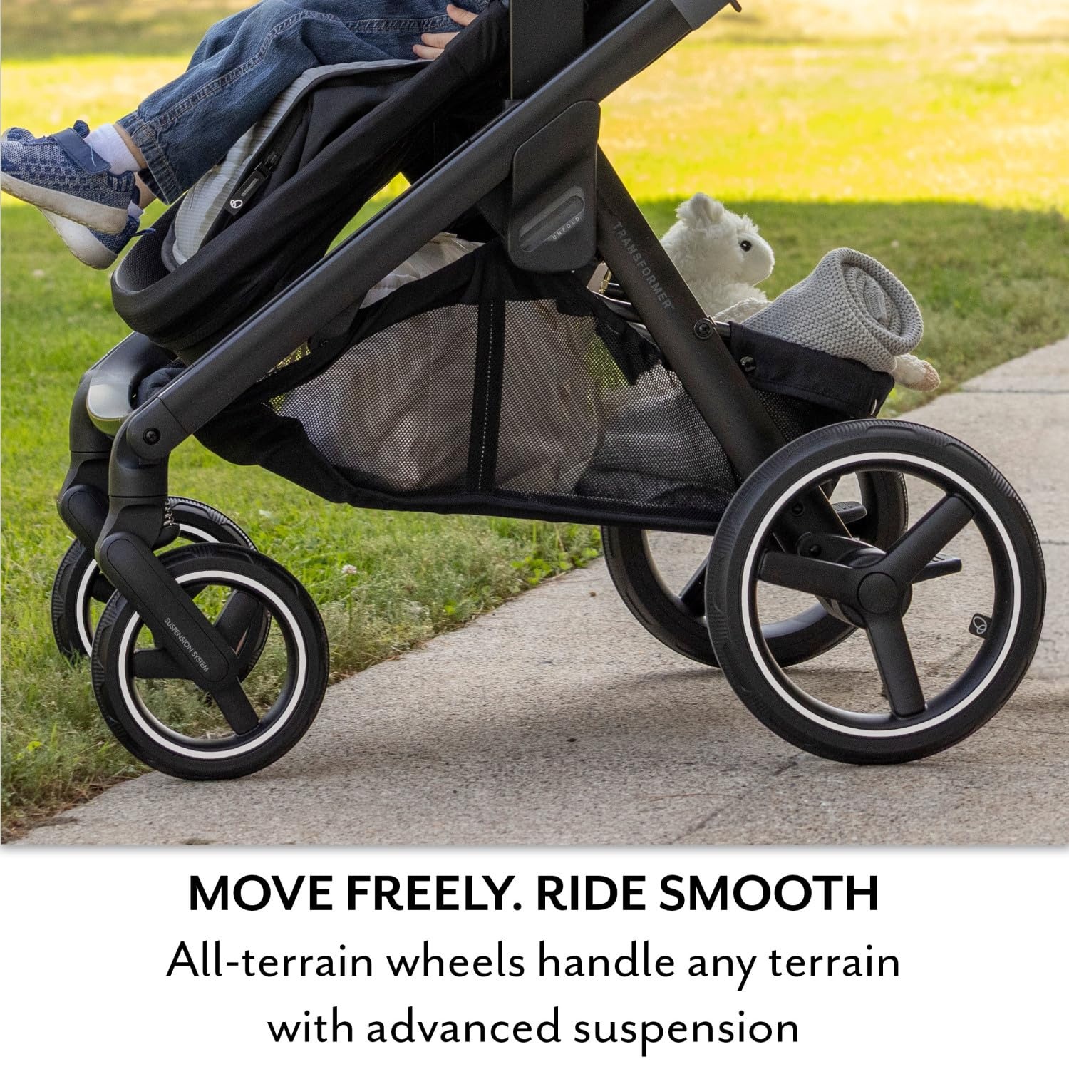 image:imageEvenflo Transformer Stroller to Wagon Travel System wLiteMax NXT Car SeatPitch Black