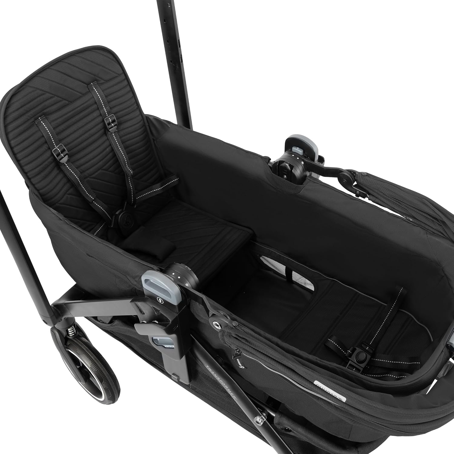 image:imageEvenflo Transformer Stroller to Wagon Travel System wLiteMax NXT Car SeatPitch Black