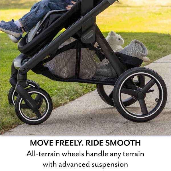 image:imageEvenflo Transformer Stroller to Wagon Travel System wLiteMax NXT Car SeatPitch Black