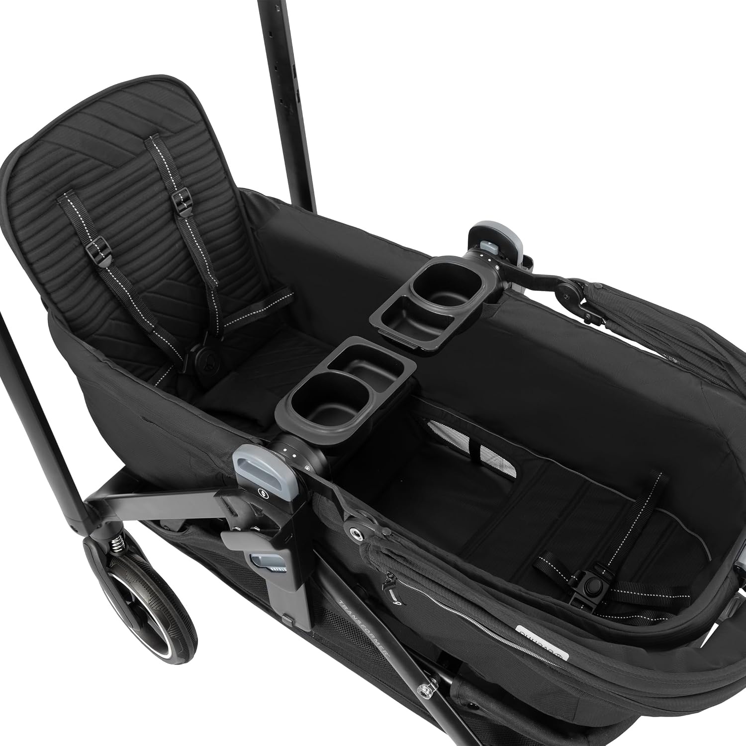 image:imageEvenflo Transformer Stroller to Wagon Travel System wLiteMax NXT Car SeatPitch Black