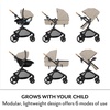 Evenflo Pivot NXT Travel System with LiteMax NXT Preemie and Infant Car Seat(Lilas Pink)