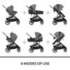 Evenflo Shyft Intuiti+ Travel System w/ Revolve180 LiteMax NXT Rotating Car Seat(Quartz)
